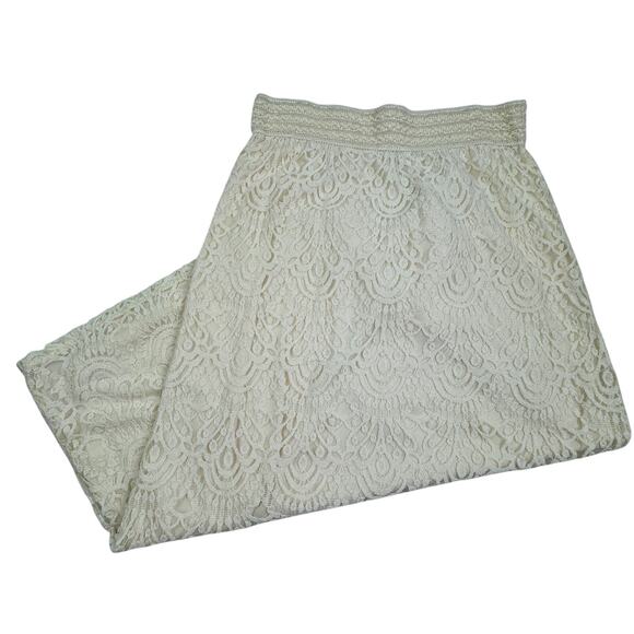 Cato Dresses & Skirts - Cato Boho Hippie Festival Cottagecore Crochet Lace Maxi Skirt Women's Size L